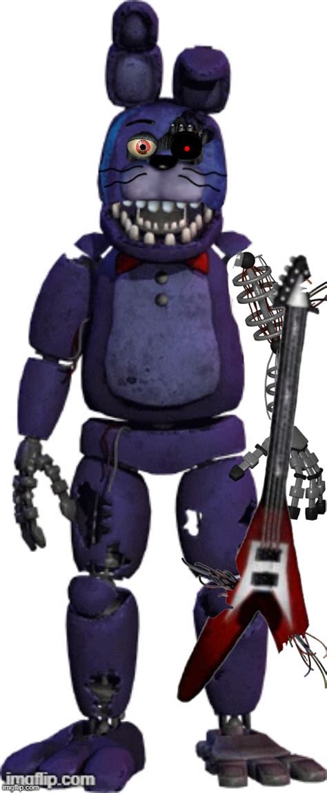 bonnie guitar fnaf|fnaf withered bonnie.